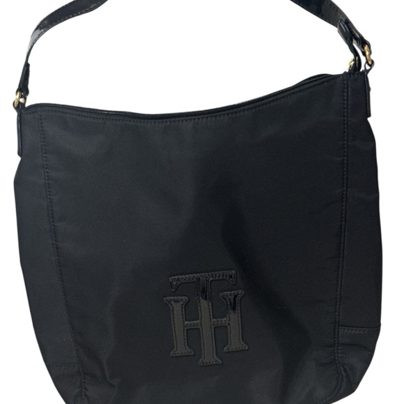 Tommy Hilfiger Handbags - Tommy Hilfiger Black Shoulder Bag with Minimalist Design